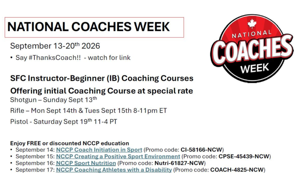 National Coaches Week